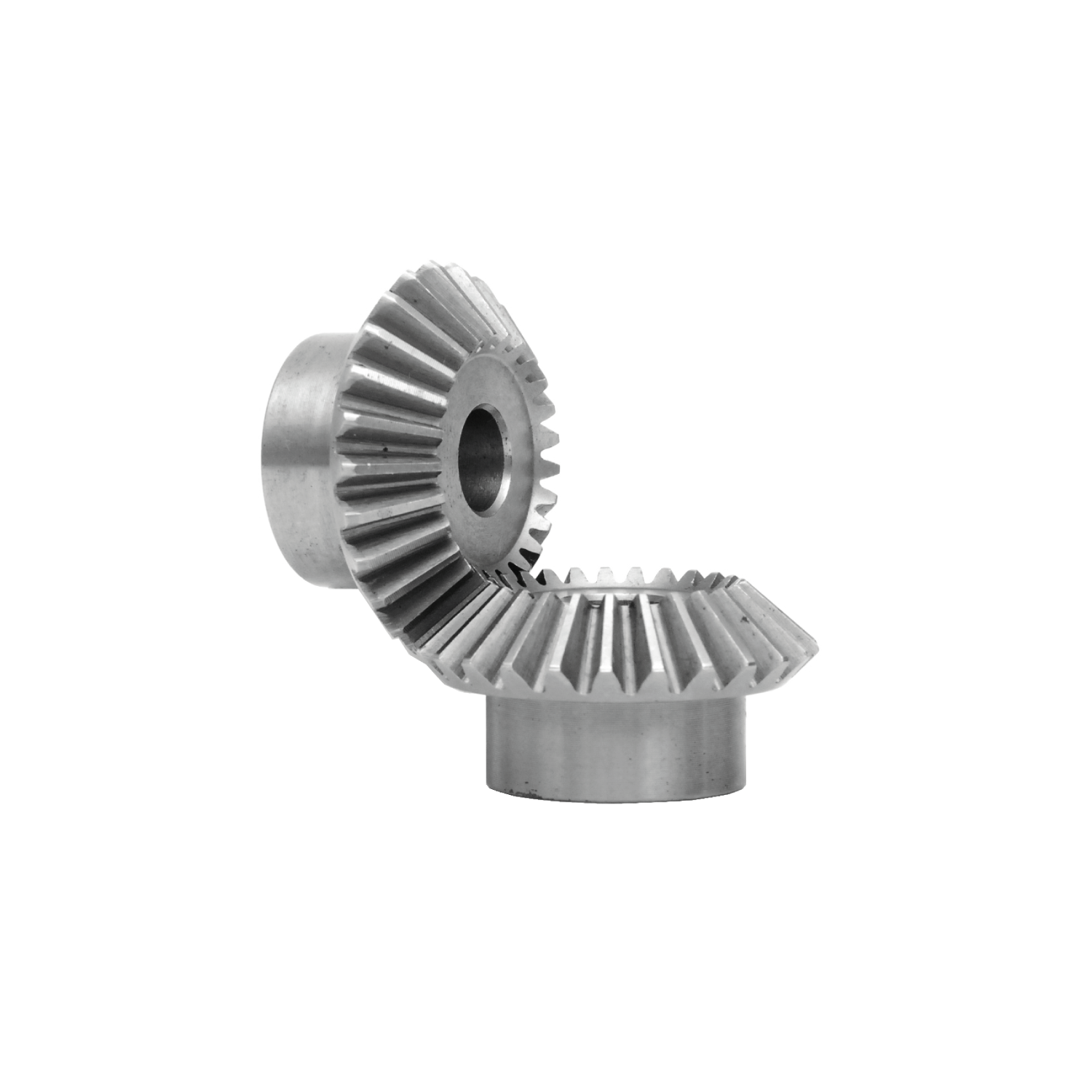 Straight-toothed bevel gear set